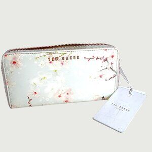 Ted Baker Zip-Around Cherry Blossom Wallet (used)